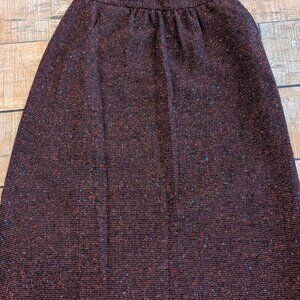 Burgundy skirt